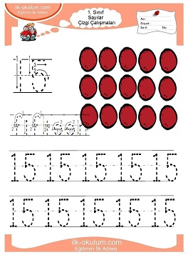 Çocuklar İçin Çizgi Çalışma Sayfaları 